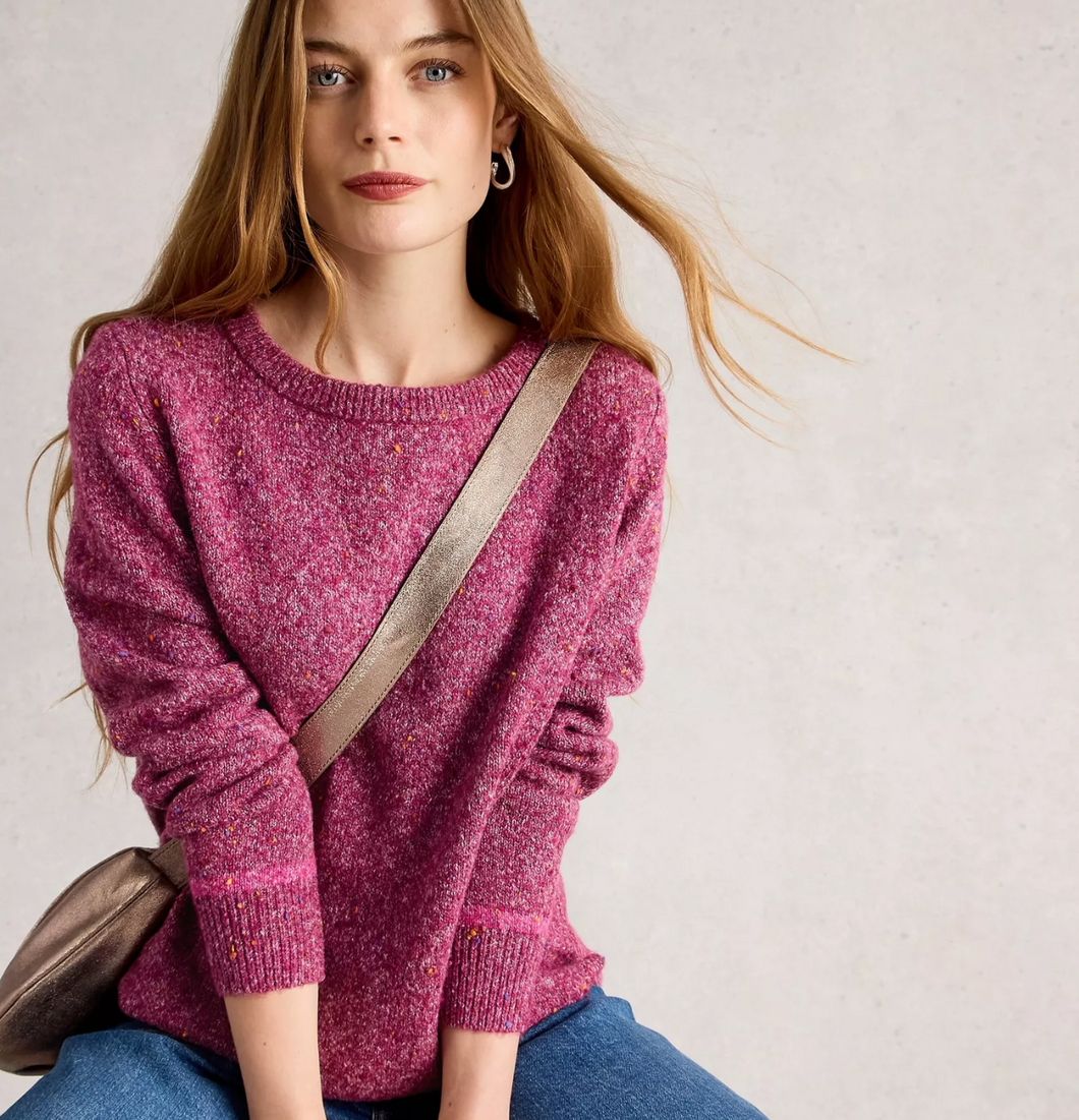 White Stuff UK Talia Speckle Sweater