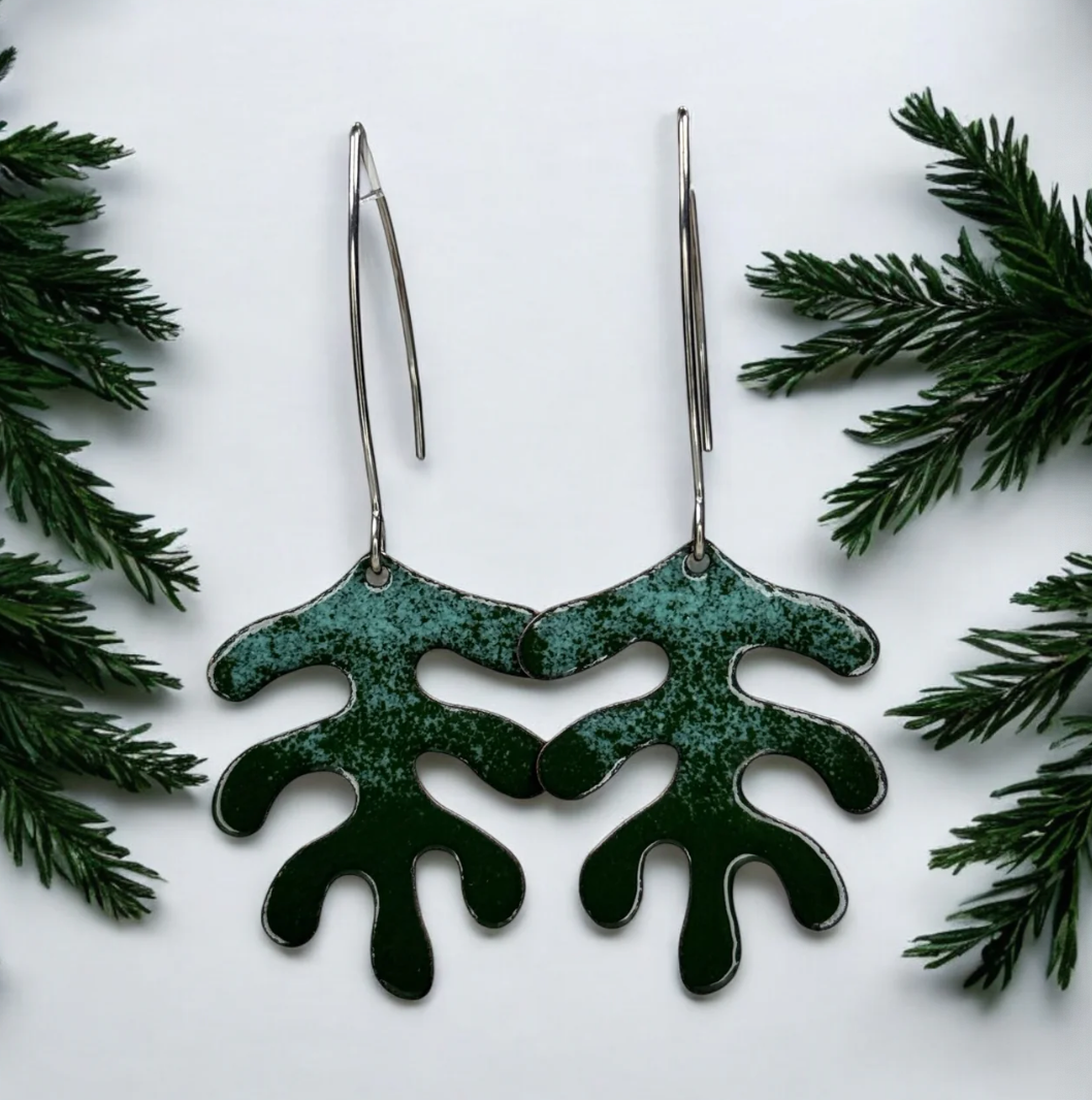 Boreal Matisse Leaf Earrings