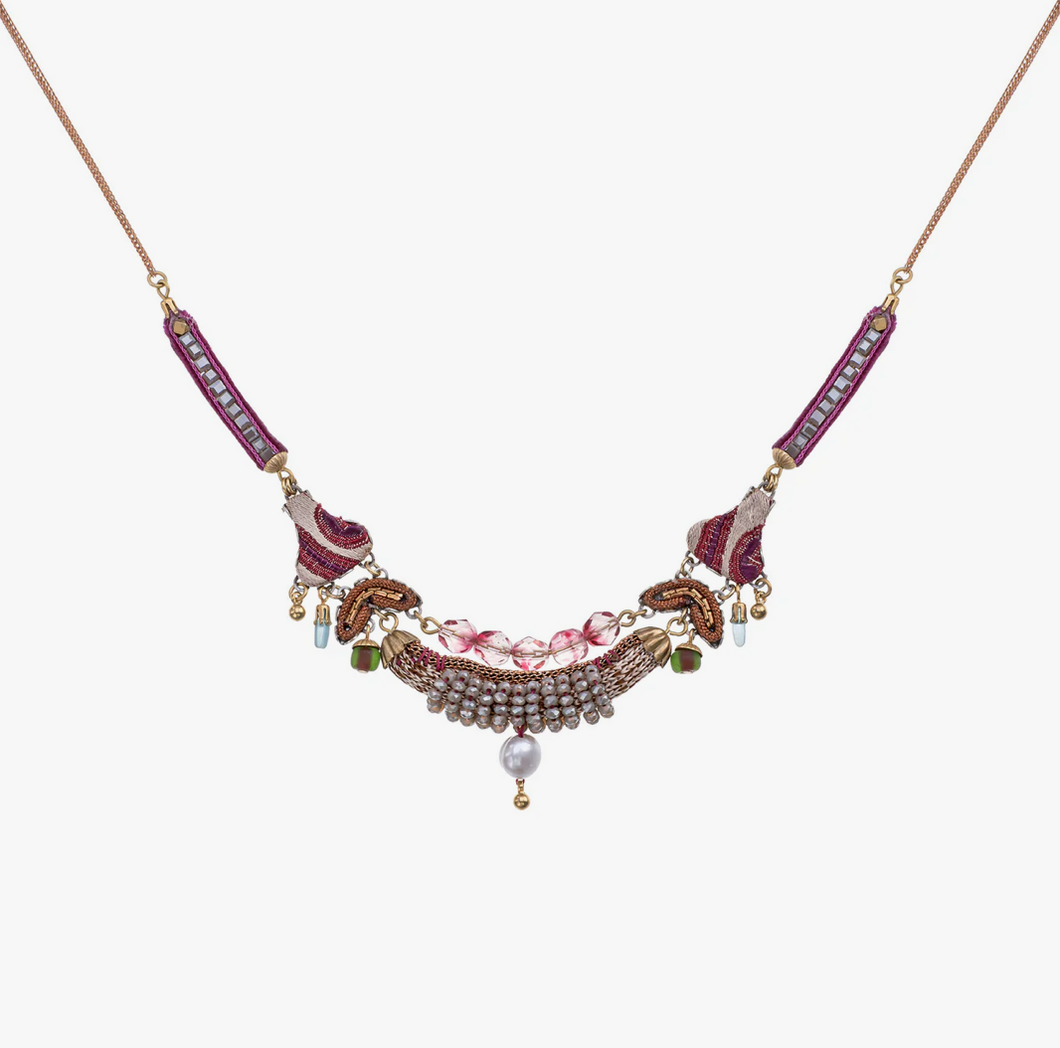 Ayala Bar Berry Blush, Elusia Necklace