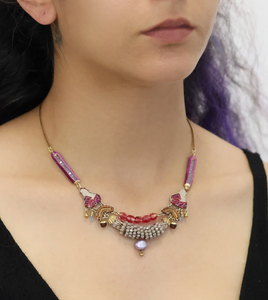 Ayala Bar Berry Blush, Elusia Necklace