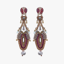 Load image into Gallery viewer, Ayala Bar Berry Blush, Navia Earrings

