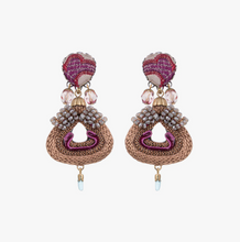 Load image into Gallery viewer, Ayala Bar Berry Blush, Duska Earrings

