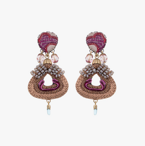 Ayala Bar Berry Blush, Duska Earrings