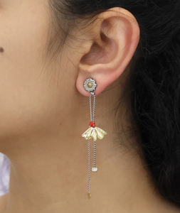 Ayala Bar Metal Bloom, Oretta Earrings