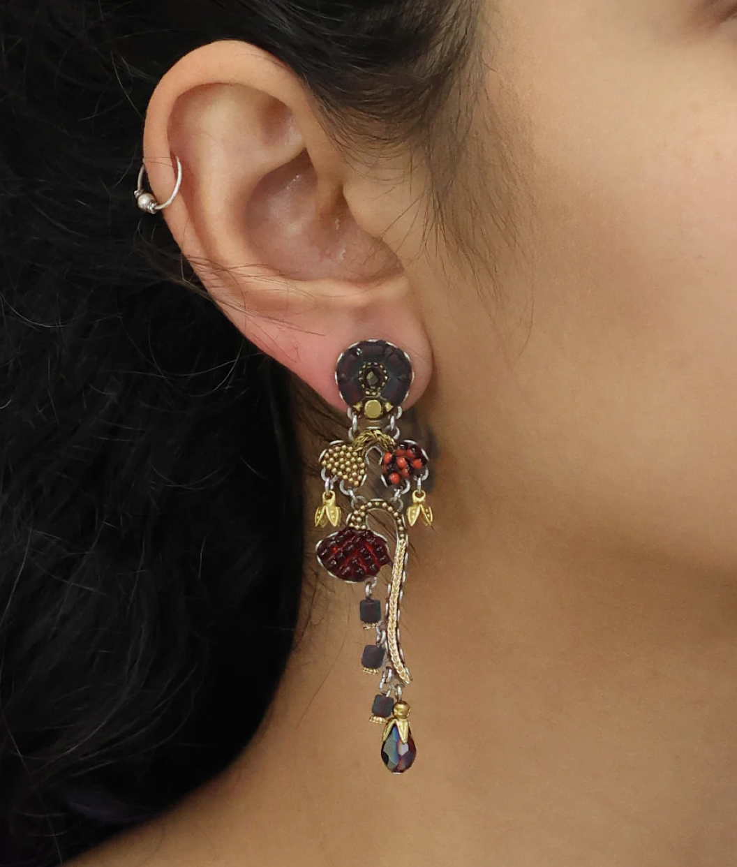 Ayala Bar Noble Wine, Merlot Earrings