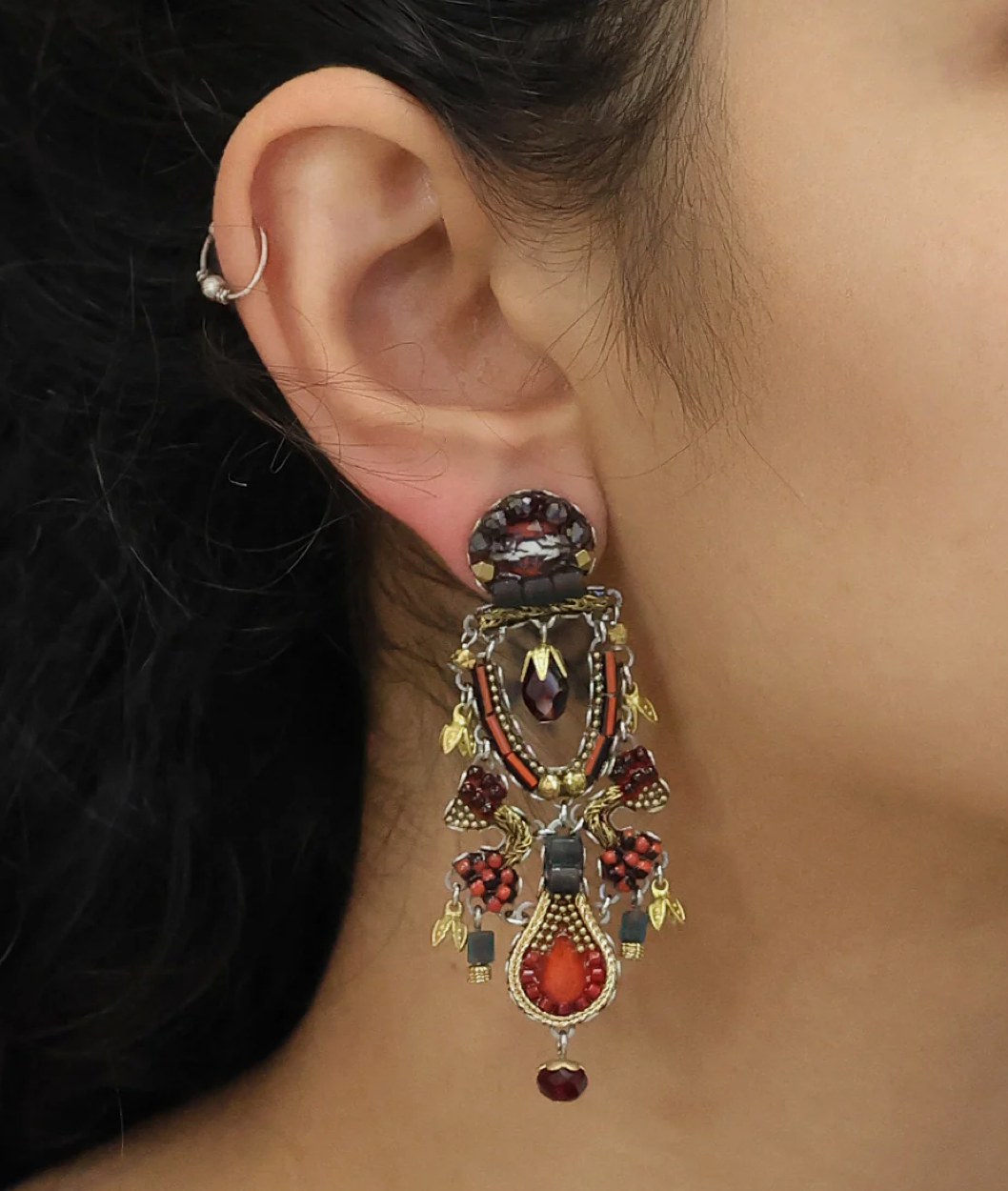 Ayala Bar Noble Wine, Cherrywood Earrings