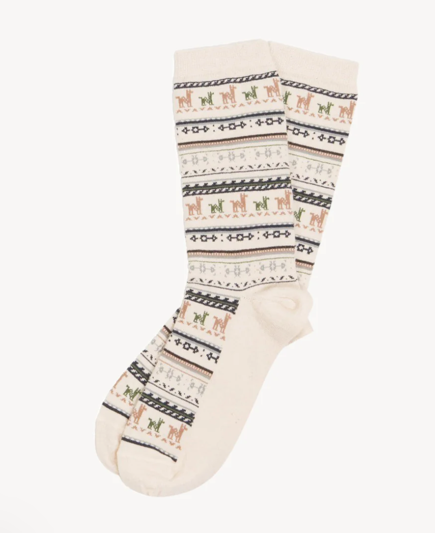 Pokoloko Alpaca Socks White