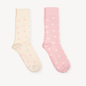 Pokoloko Have a Heart Pima Socks 2 Pack