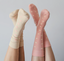 Load image into Gallery viewer, Pokoloko Have a Heart Pima Socks 2 Pack
