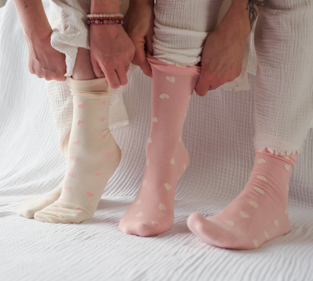 Pokoloko Have a Heart Pima Socks 2 Pack