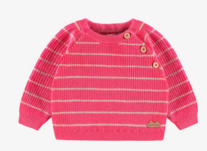Souris Mini Pink Knit Sweater
