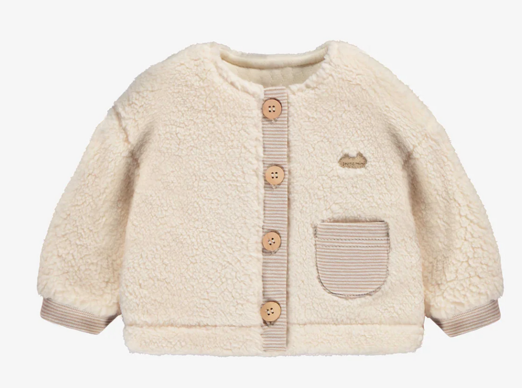 Souris Mini Sherpa Jacket Cream