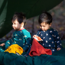 Load image into Gallery viewer, Little Green Radicals Sleeping Sheep Zip Sleeper
