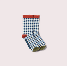 Load image into Gallery viewer, Little Green Radicals Teddy Bear Ankle Socks 3-Pack
