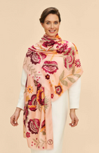 Load image into Gallery viewer, Powder UK Floral Symmetry Scarf

