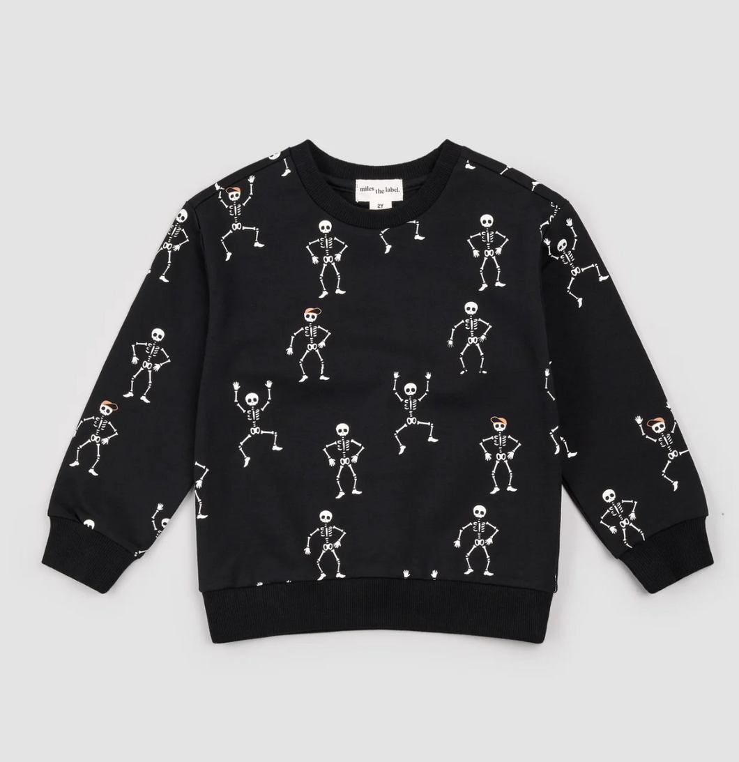 Miles Glow In The Dark Skeleton Sweatshirt