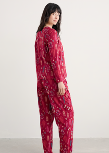 Seasalt Setting Sun Pyjamas Botanical Woodland Jam