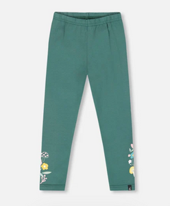 Deux Par Deux Leggings Jade Green