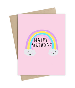 Rainbow Balloon Birthday Card