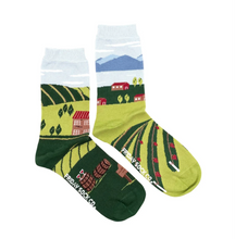Load image into Gallery viewer, Womens Winery Mismatch Socks
