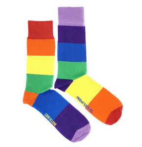 Mens Mismatch Cotton Blend Socks