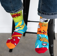 Load image into Gallery viewer, Mens Mismatch Cotton Blend Socks
