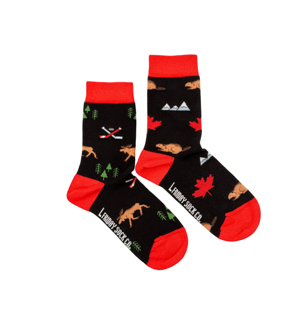 Kids Canada Icons Mismatch Socks
