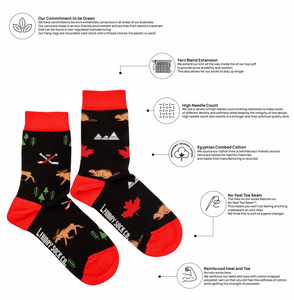 Kids Canada Icons Mismatch Socks