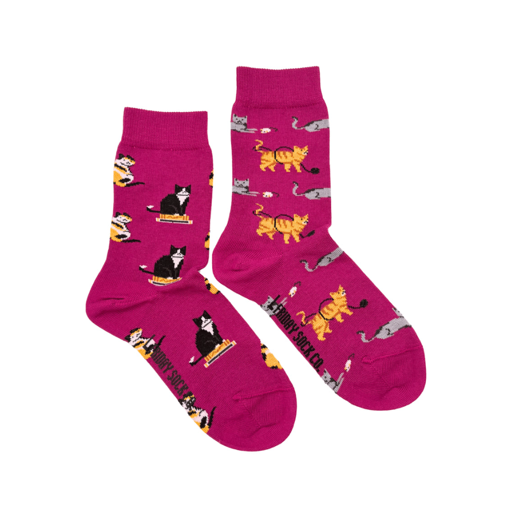 Kids Cats Mismatch Socks