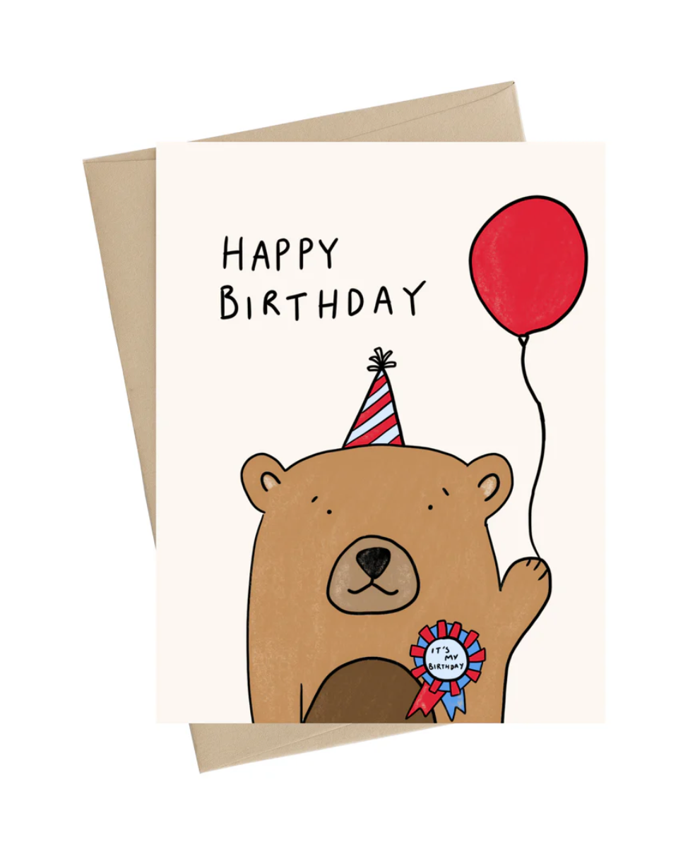 Bear Birthday Card