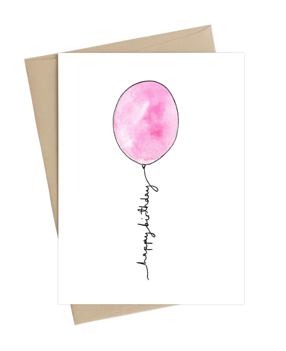 Balloon Birthday Card
