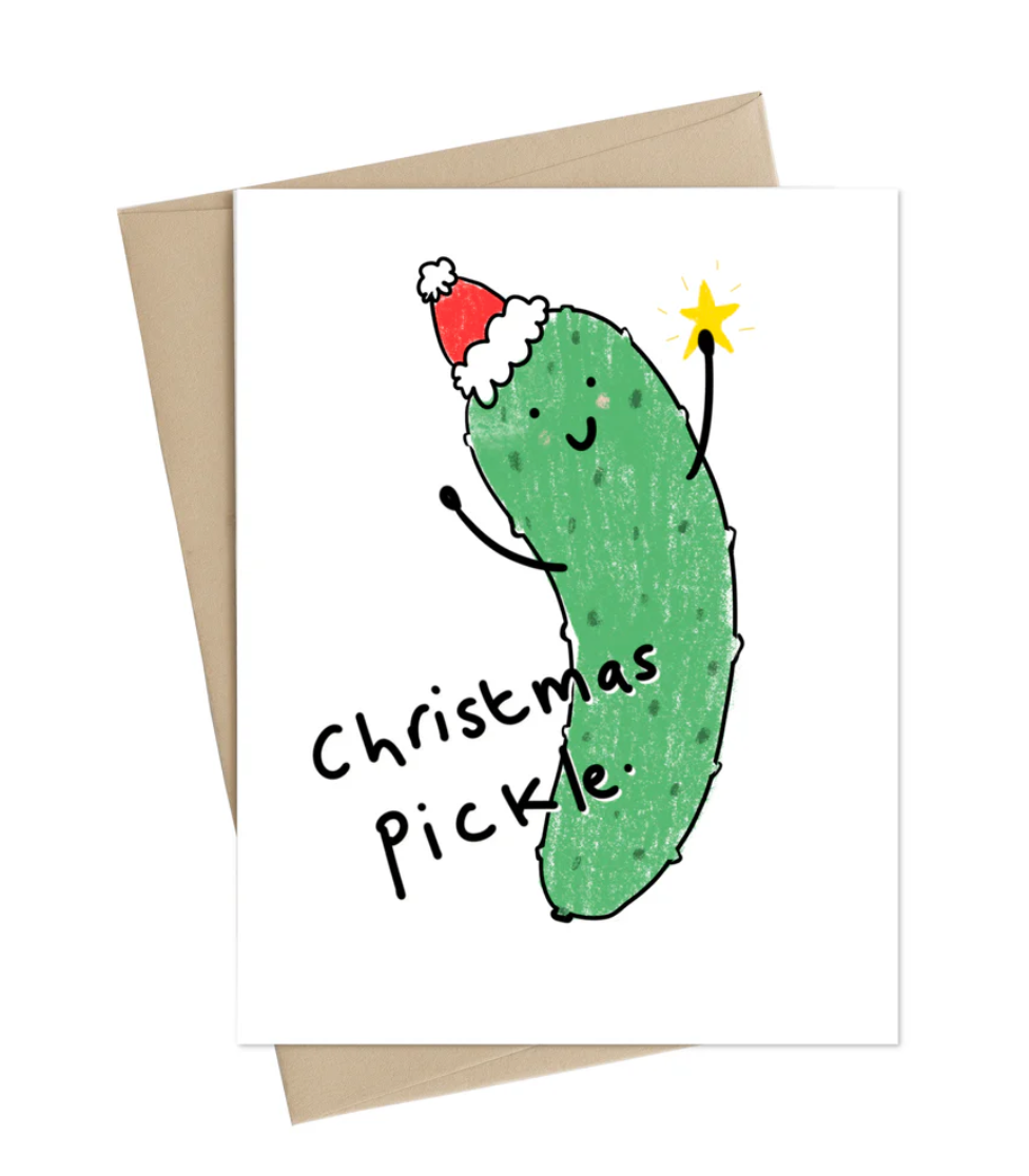 Christmas Pickle Card