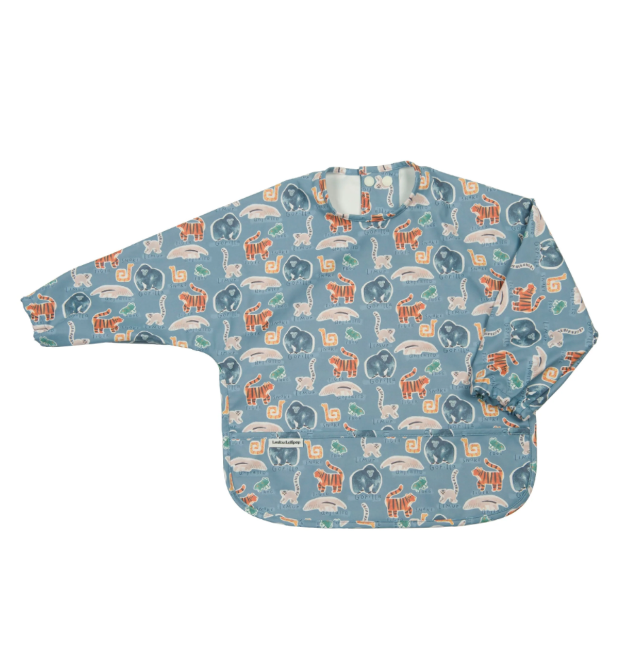 Loulou Lollipop Waterproof Bibs Jungle Friends