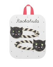 Load image into Gallery viewer, Rockahula Stripy Cat Clips
