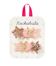 Load image into Gallery viewer, Rockahula Shimmer Star Clips
