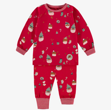 Load image into Gallery viewer, Souris Mini Red Festive Baby Pyjamas Red
