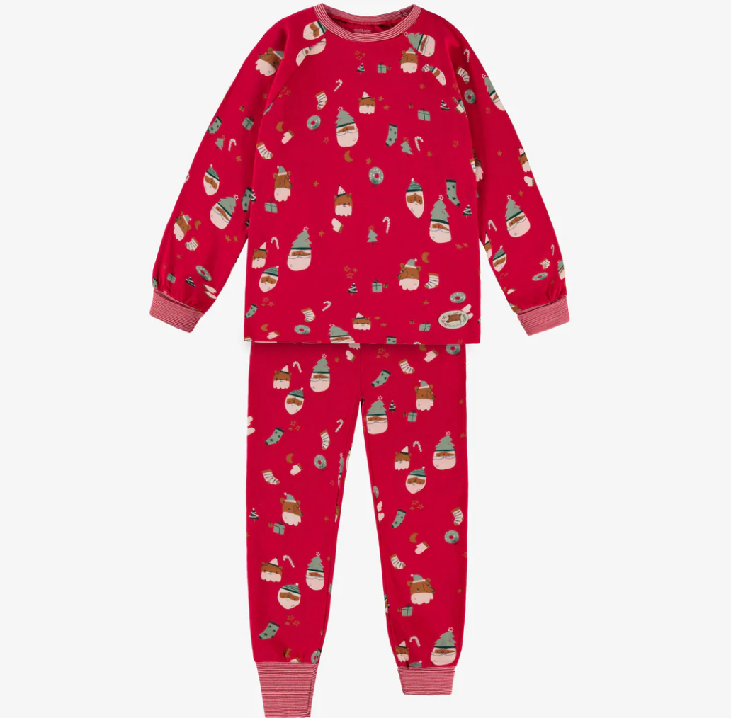 Souris Mini Festive Pyjamas Red