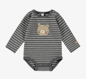 Souris Mini Teddy Bear Grey Onesie