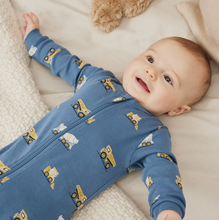Load image into Gallery viewer, Petit Lem Construction Truck Print Sleeper

