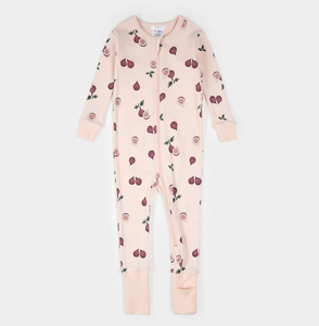 Petit Lem Figs Print Convertible Sleeper