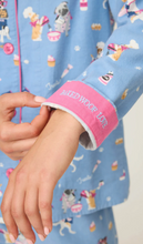 Load image into Gallery viewer, PJ Salvage Baked Woof Love Flannel Pyjamas Denim
