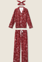 Load image into Gallery viewer, PJ Salvage Hold Your Horses Flannel Pyjamas Port
