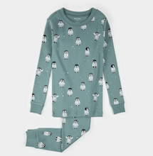 Load image into Gallery viewer, Petit Lem Baby Penguin Print Pyjamas
