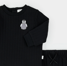 Load image into Gallery viewer, Petit Lem Baby Penguin Top and Pant
