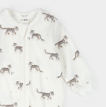 Load image into Gallery viewer, Petit Lem Snow Leopard Print Sleeper
