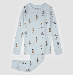Petit Lem Figure Skating Print Pyjamas