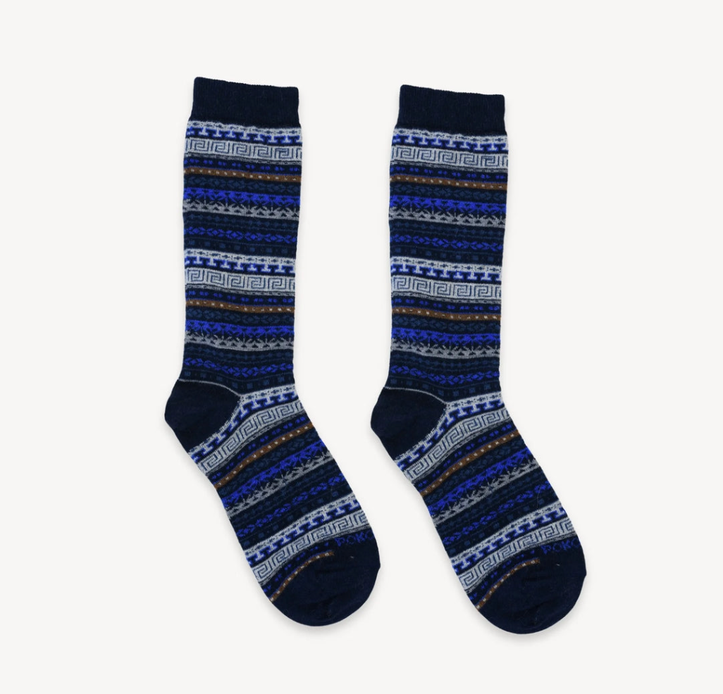 Pokoloko Alpaca Socks Lapis Lazuli