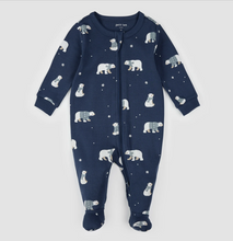 Load image into Gallery viewer, Petit Lem Winter Polar Bear Print Sleeper
