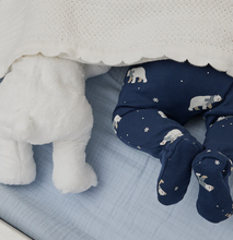 Load image into Gallery viewer, Petit Lem Winter Polar Bear Print Sleeper

