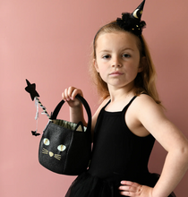 Load image into Gallery viewer, Rockahula Black Cat Bucket Bag

